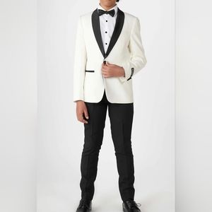 Opposuits Pearly White Teen Boy Tuxedo